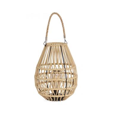 Lanterna Solare Nikhita Bomb Natur cm.Ã?21,5 | Bizzotto