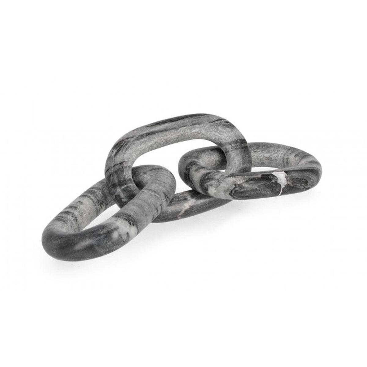 Decorazione Kandy Catena 3A Marmo Grigio | Bizzotto