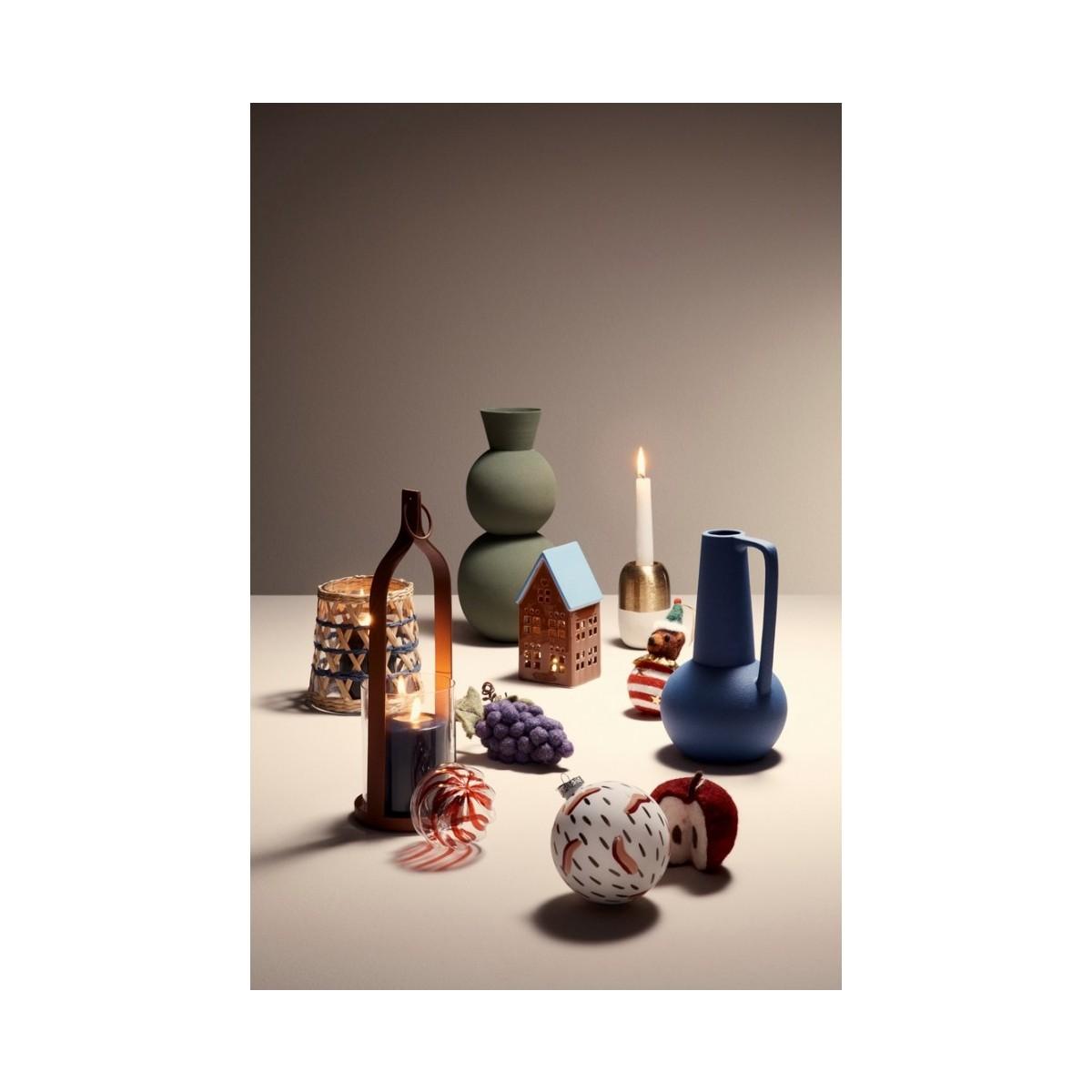 Bottiglia Decorativa Ridhi Verde cm.H32,5 | Bizzotto