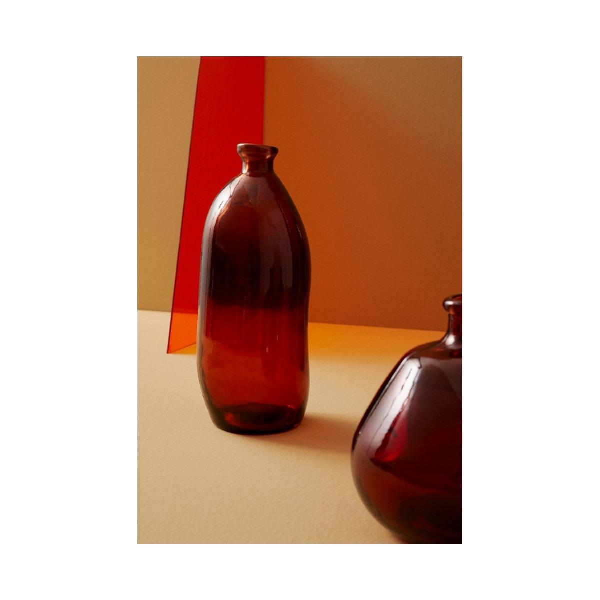 Vaso Loopy Vetro Rosso cm.H35 | Bizzotto