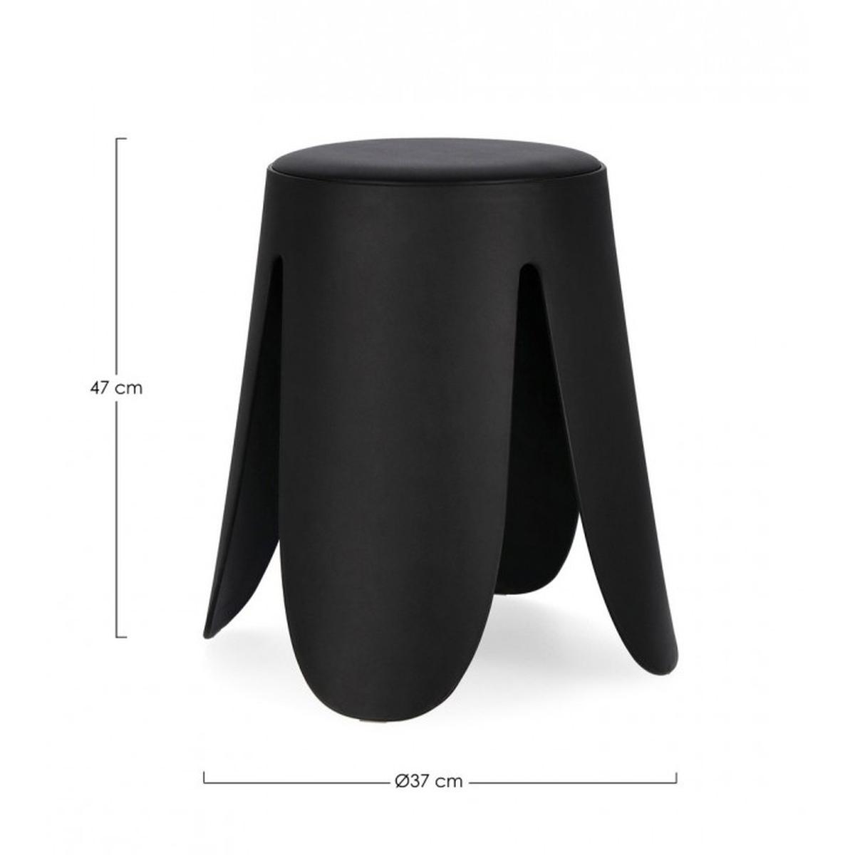 Sgabello Imogen Nero | Bizzotto