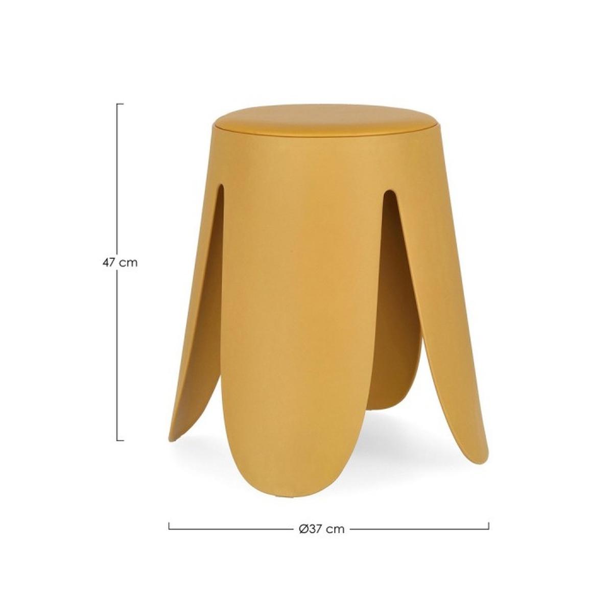 Sgabello Imogen Senape | Bizzotto