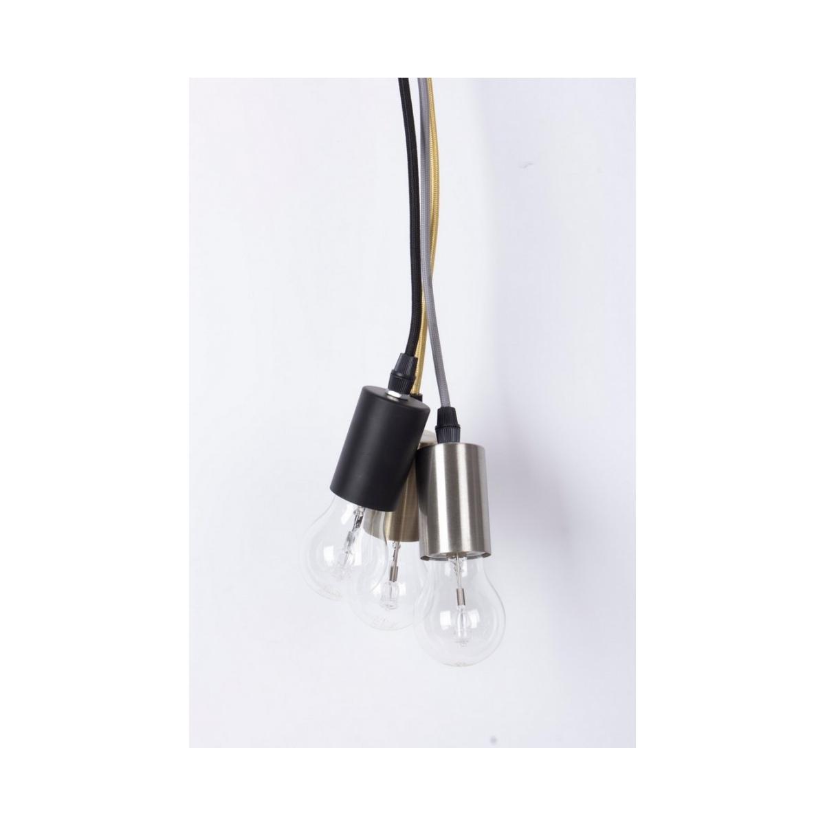 Lampadario 3 Luci Oldish Light Met | Bizzotto