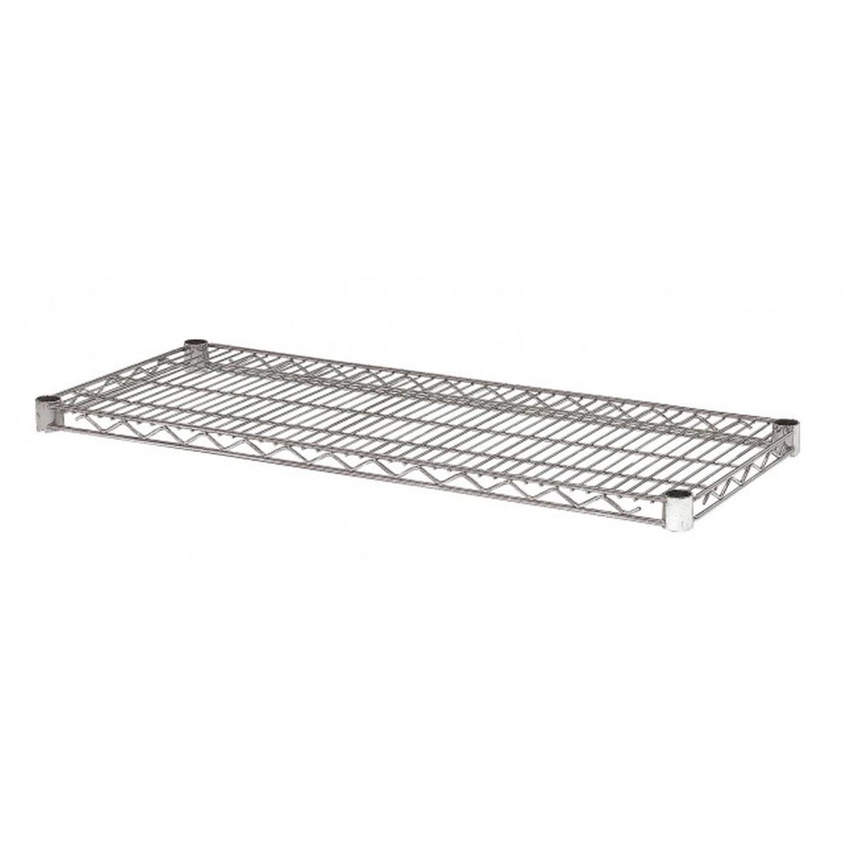 Piano Scaffale Cromo Lux Rettangolare cm.35x90 | Bizzotto