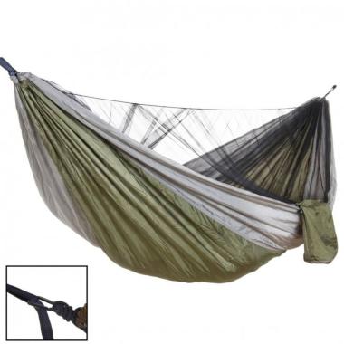 Amaca Andres Nylon Verde con Zanz cm.275x140 | Bizzotto