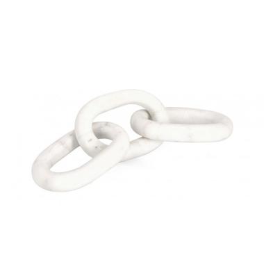Decorazione Kandy Catena 3A Marmo Bianco | Bizzotto