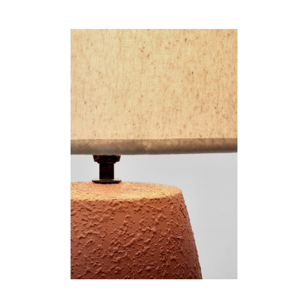 Lampada Tavolo Irvin Bomb Cr Terracot cm.H41 | Bizzotto