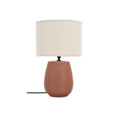 Lampada Tavolo Irvin Bomb Cr Terracot cm.H41 | Bizzotto