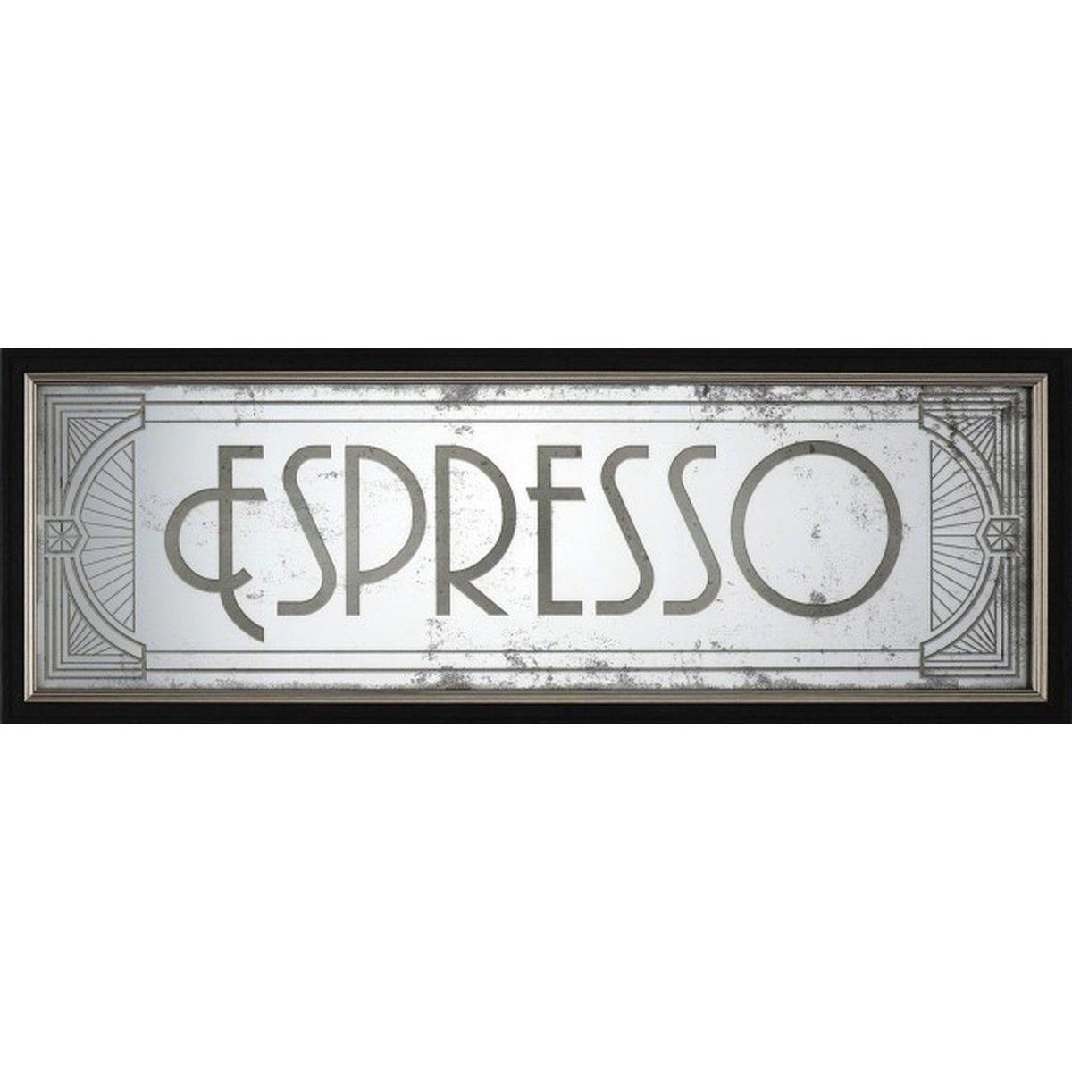 Specchio con Cornice Library Oro cm.69x24 | Bizzotto