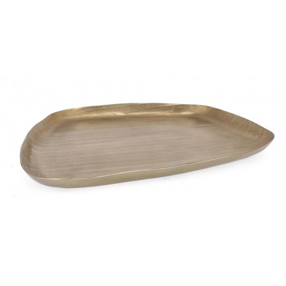 Vassoio Decorativo Chisel Oro cm.38x34 | Bizzotto