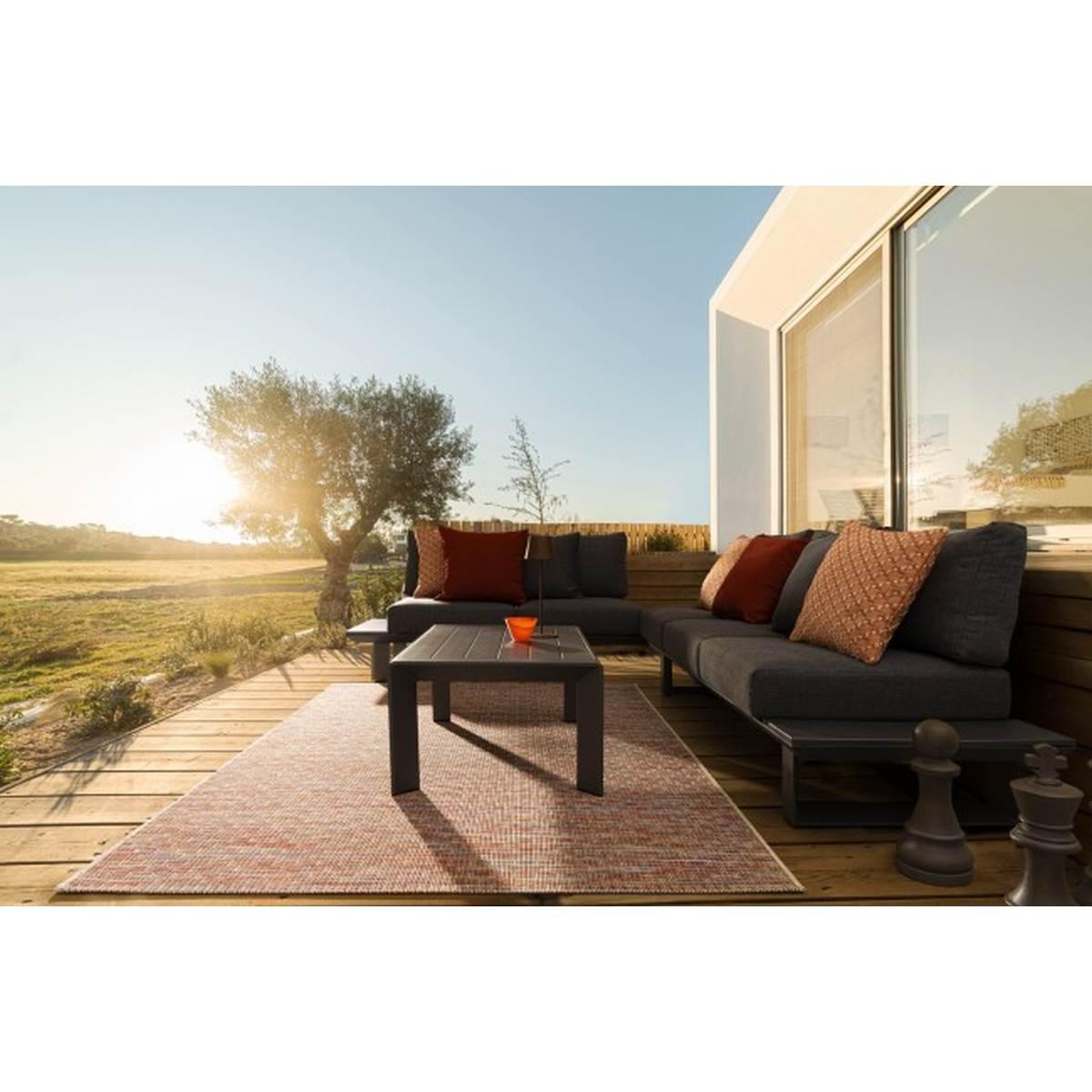 Fodera Cuscino Esterno Bhajan Rosa 45x45 | Bizzotto