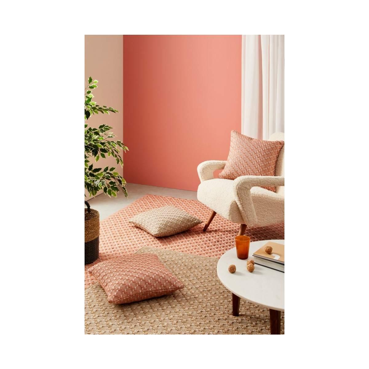 Fodera Cuscino Esterno Bhajan Rosa 45x45 | Bizzotto