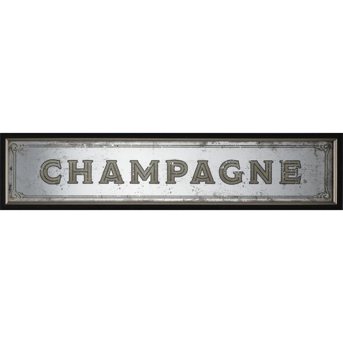 Specchio con Cornice Library Oro cm.97x22 | Bizzotto