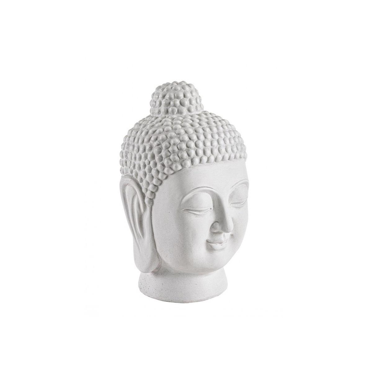 Decorazione Pattaya Testa Buddha Bianco | Bizzotto