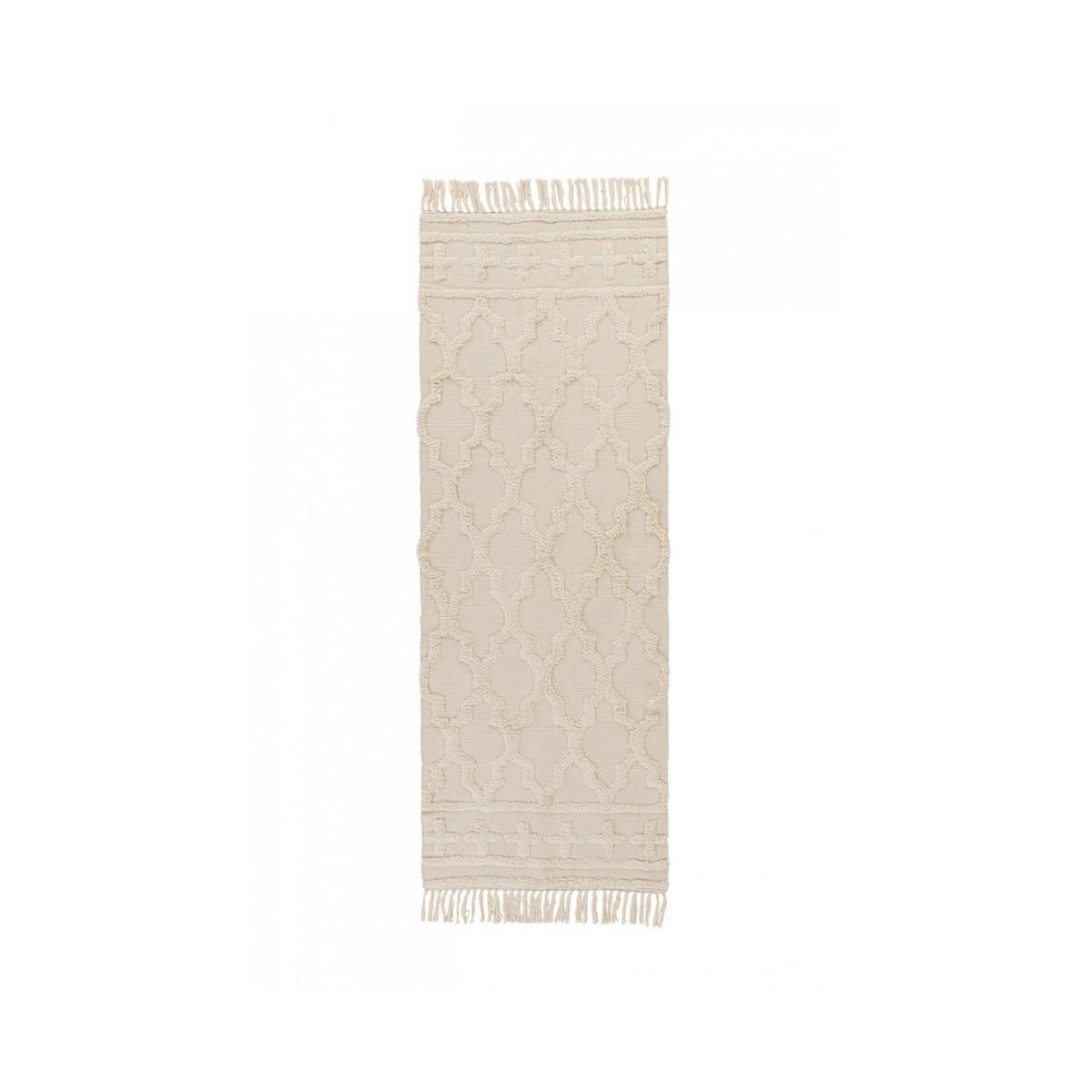 Tappeto Namiko Rettangolare Avorio con Fra cm.70x200 | Bizzotto