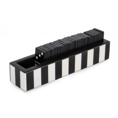 Decorazione Domino Fortune Nero 20,5x4,5 | Bizzotto