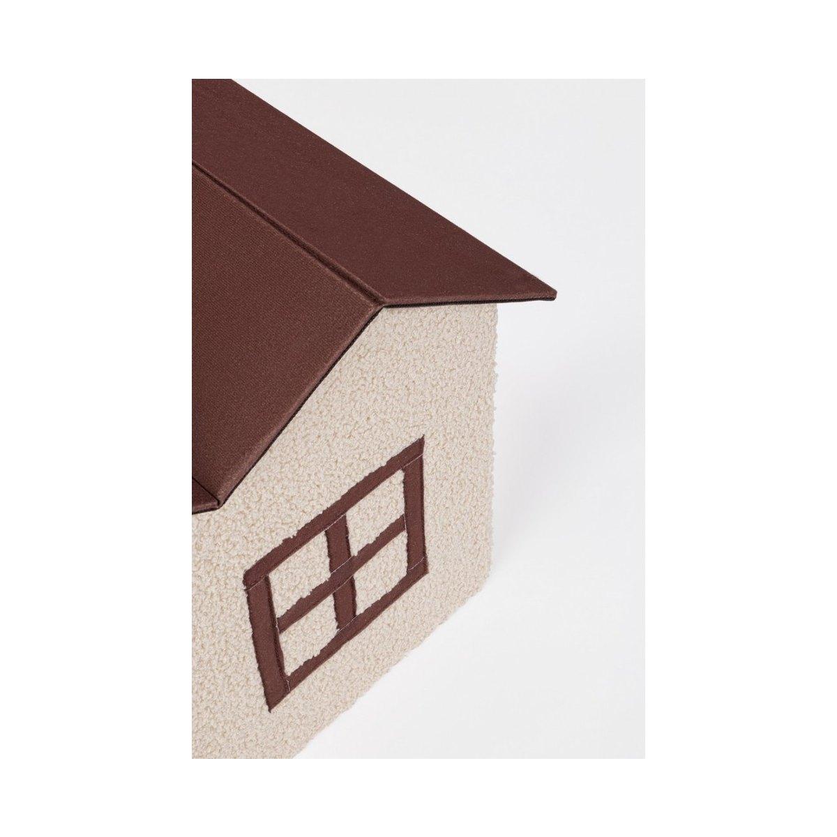 Cuccia Berard Casetta Beige-Marrore cm.H40 | Bizzotto