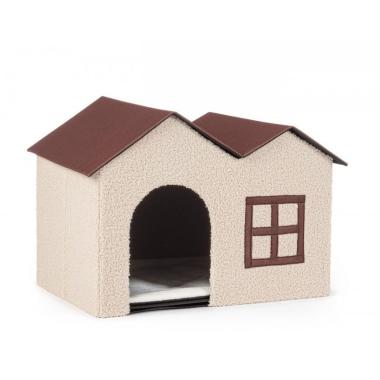 Cuccia Berard Casetta Beige-Marrore cm.H40 | Bizzotto