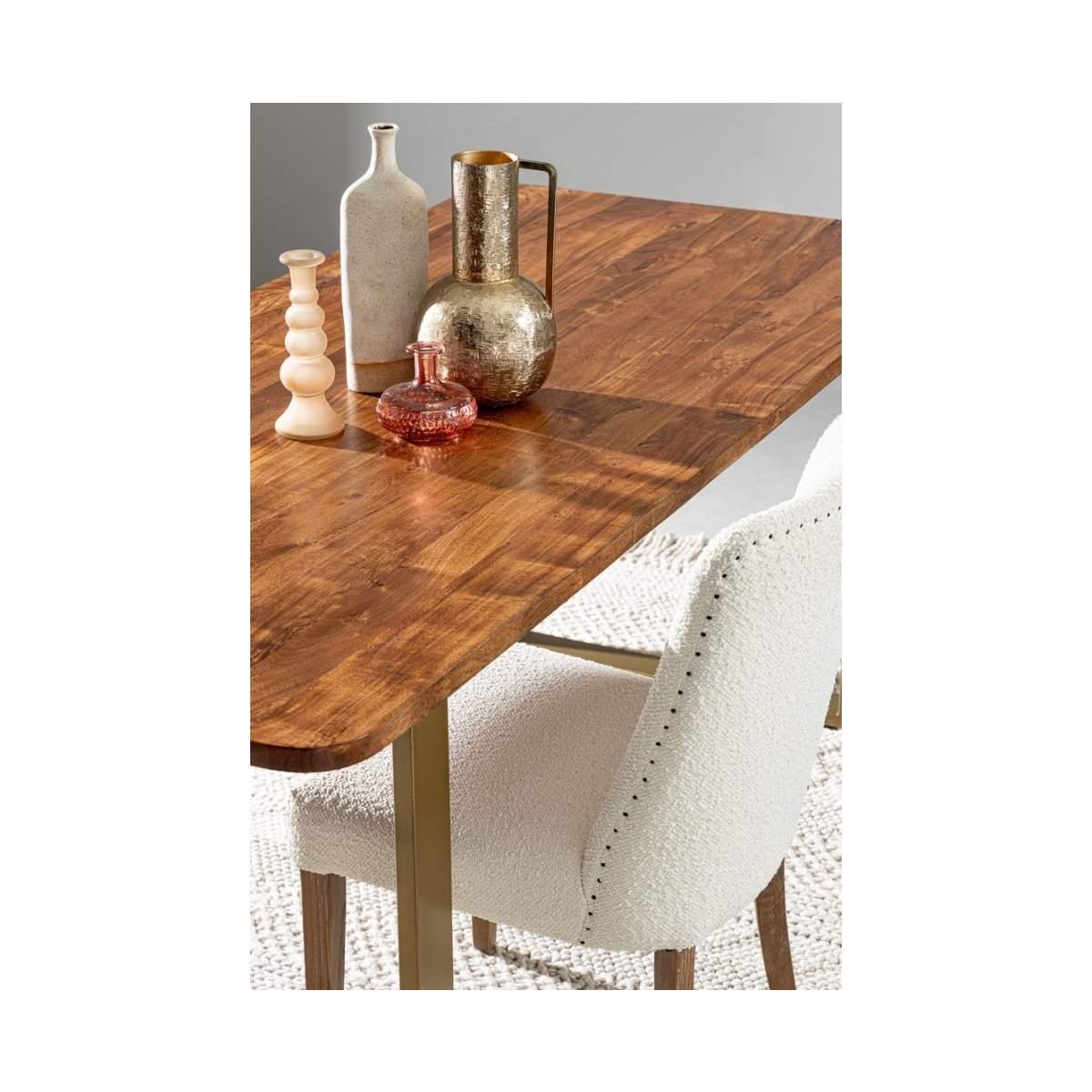 Vaso a Bottiglia Decorativa Lathe 1 Manico Oro cm.H31 | Bizzotto