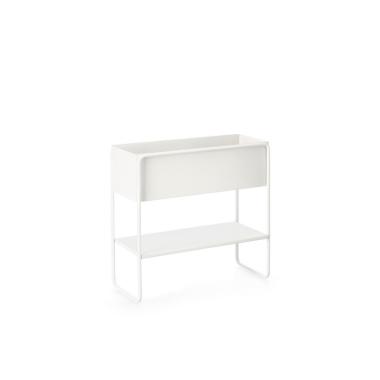 Portafiori Madelyn Rettangolare Bianco cm.745x44H | Bizzotto