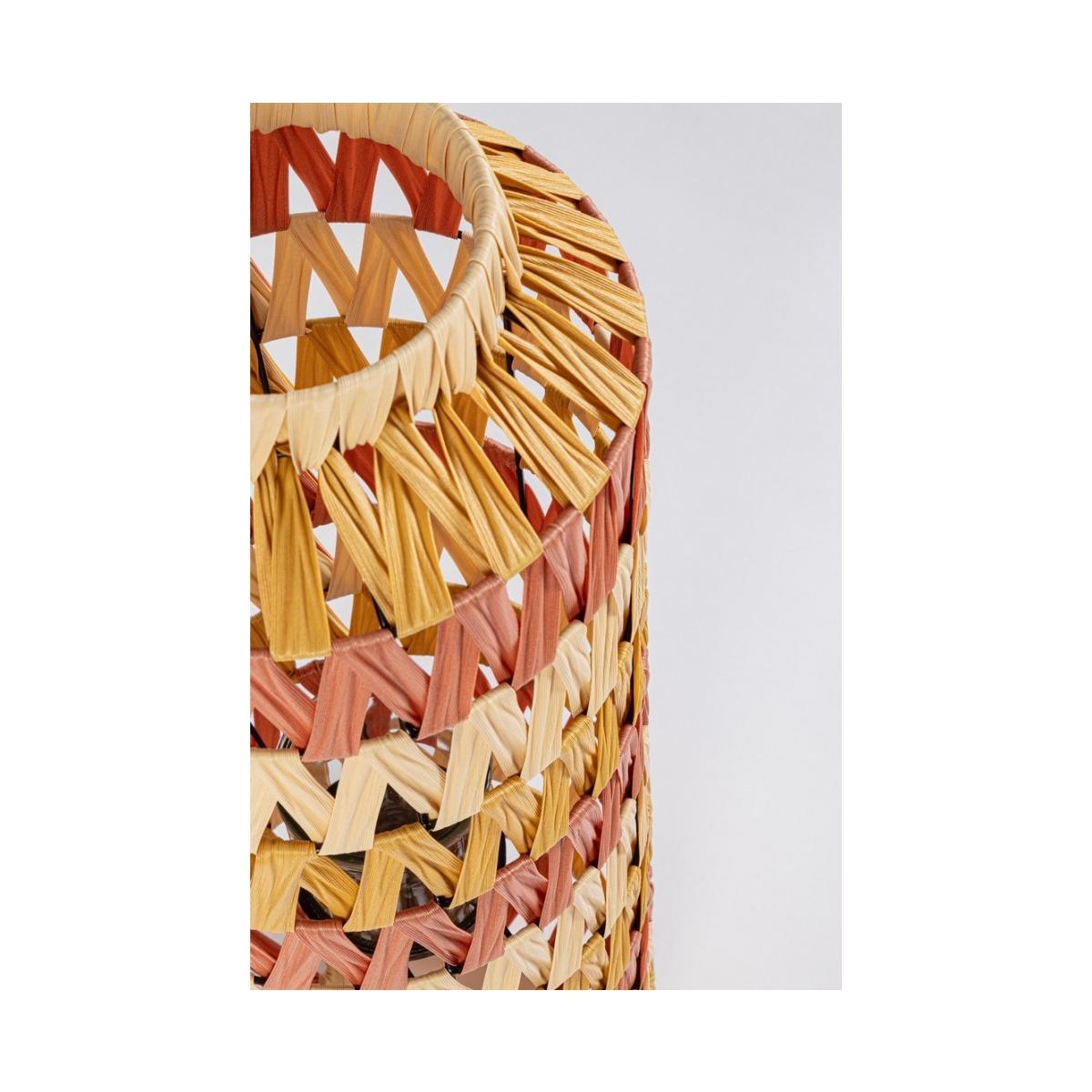 Lanterna Jala Cil Alto Ocra-Mattone cm.Ã?25x | Bizzotto