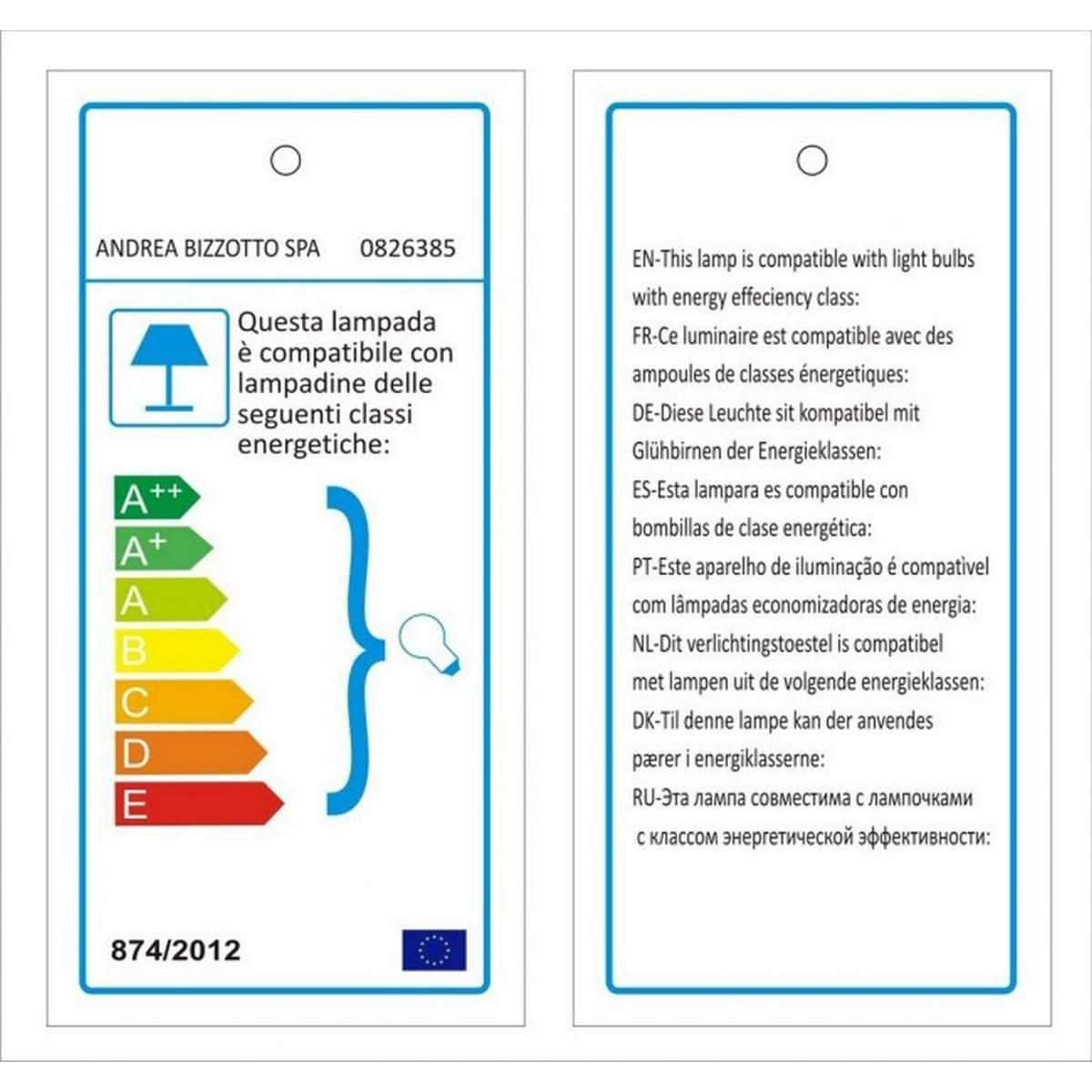 Lampada Tavolo Ishan Oro S | Bizzotto