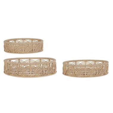 Vassoio Set pz.3 Fynn To Naturale | Bizzotto