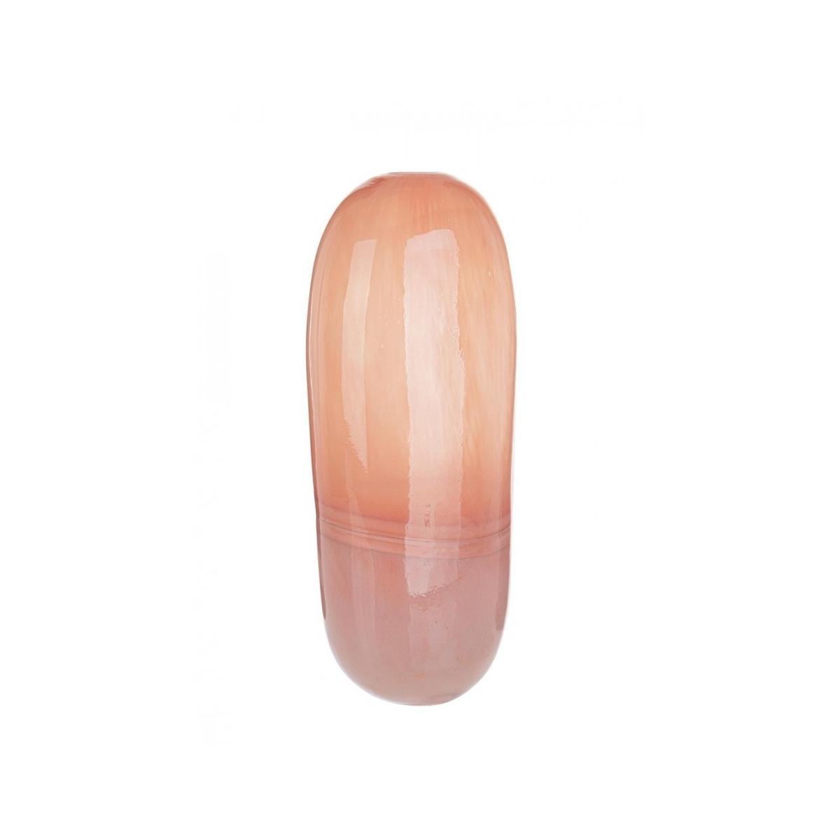 Vaso Sagitta Vetro Rosa cm.H37,5 | Bizzotto