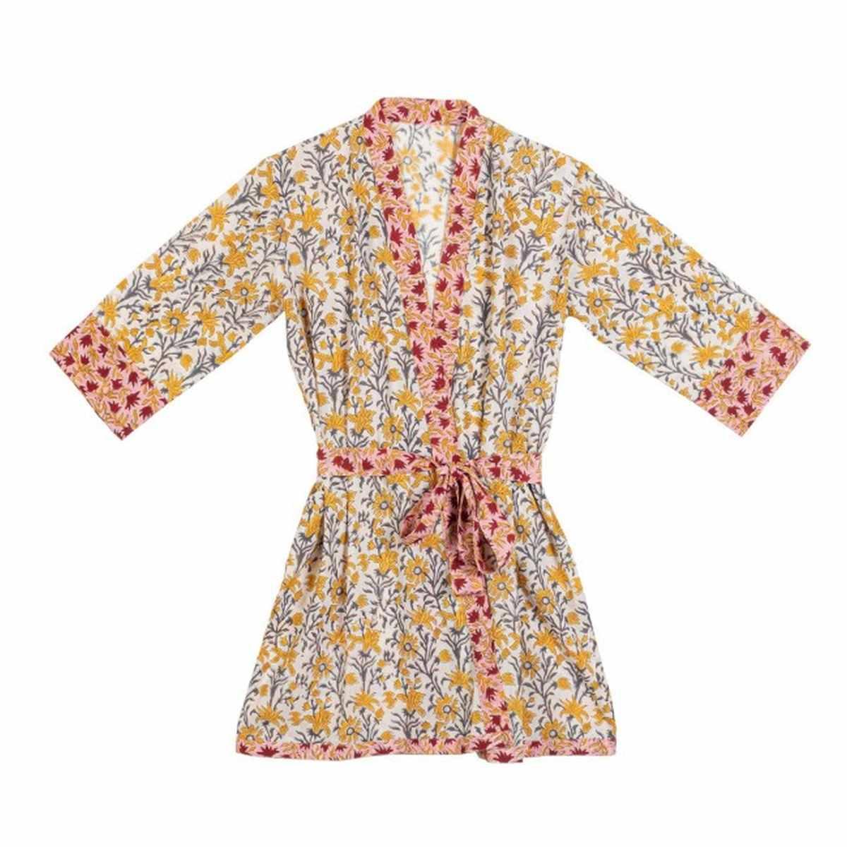 Accappatoio Kimono Gabrielle Giallo | Bizzotto