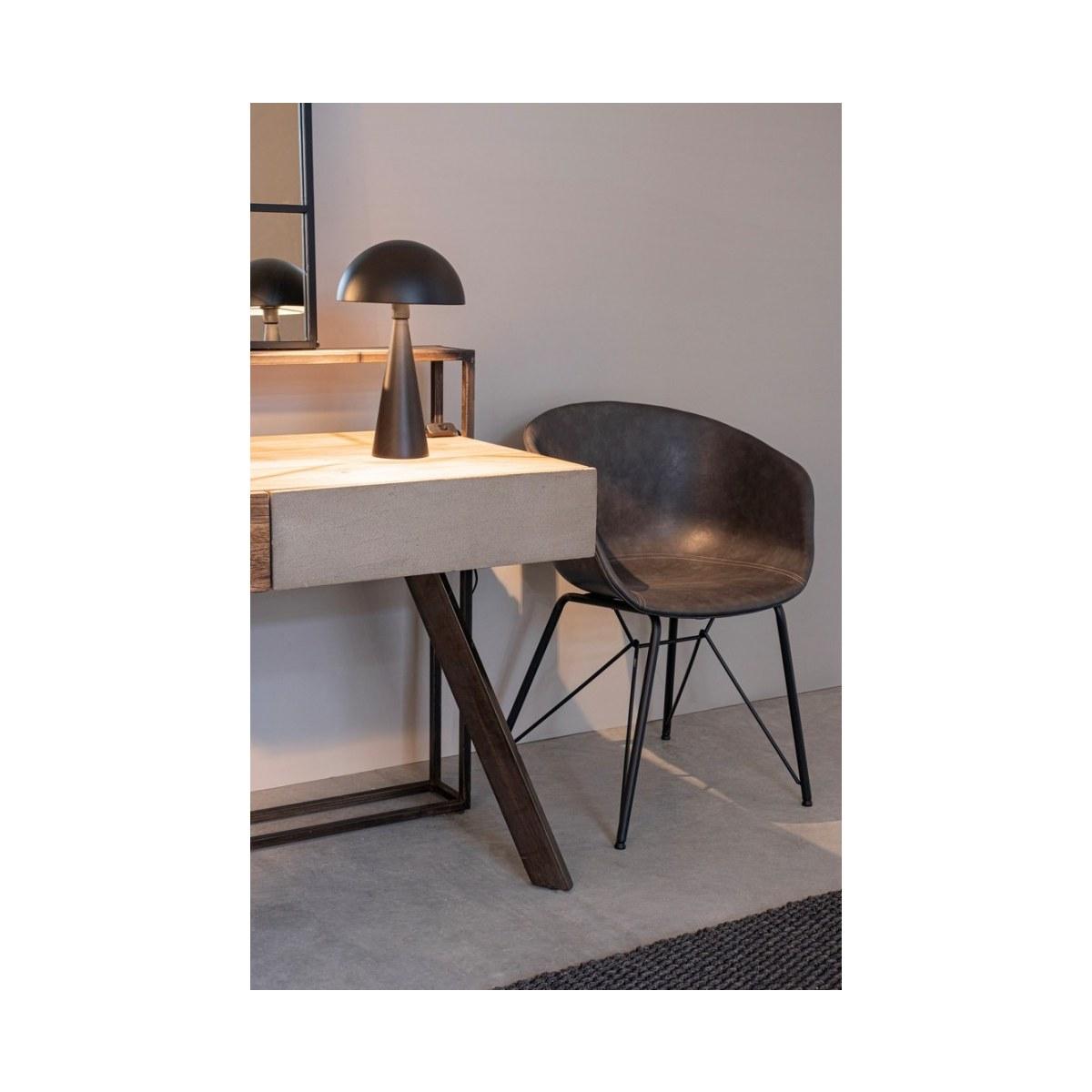 Lampada Tavolo Modern Nero cm.H36.5 | Bizzotto