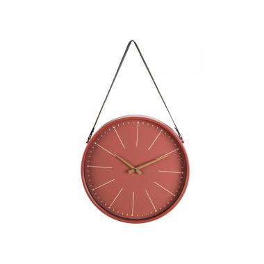 Orologio Parete Timely Mattone cm.40x66 | Bizzotto