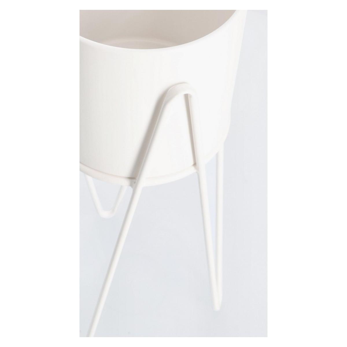 Portafiori Set pz.2 Madelyn To Bianco | Bizzotto