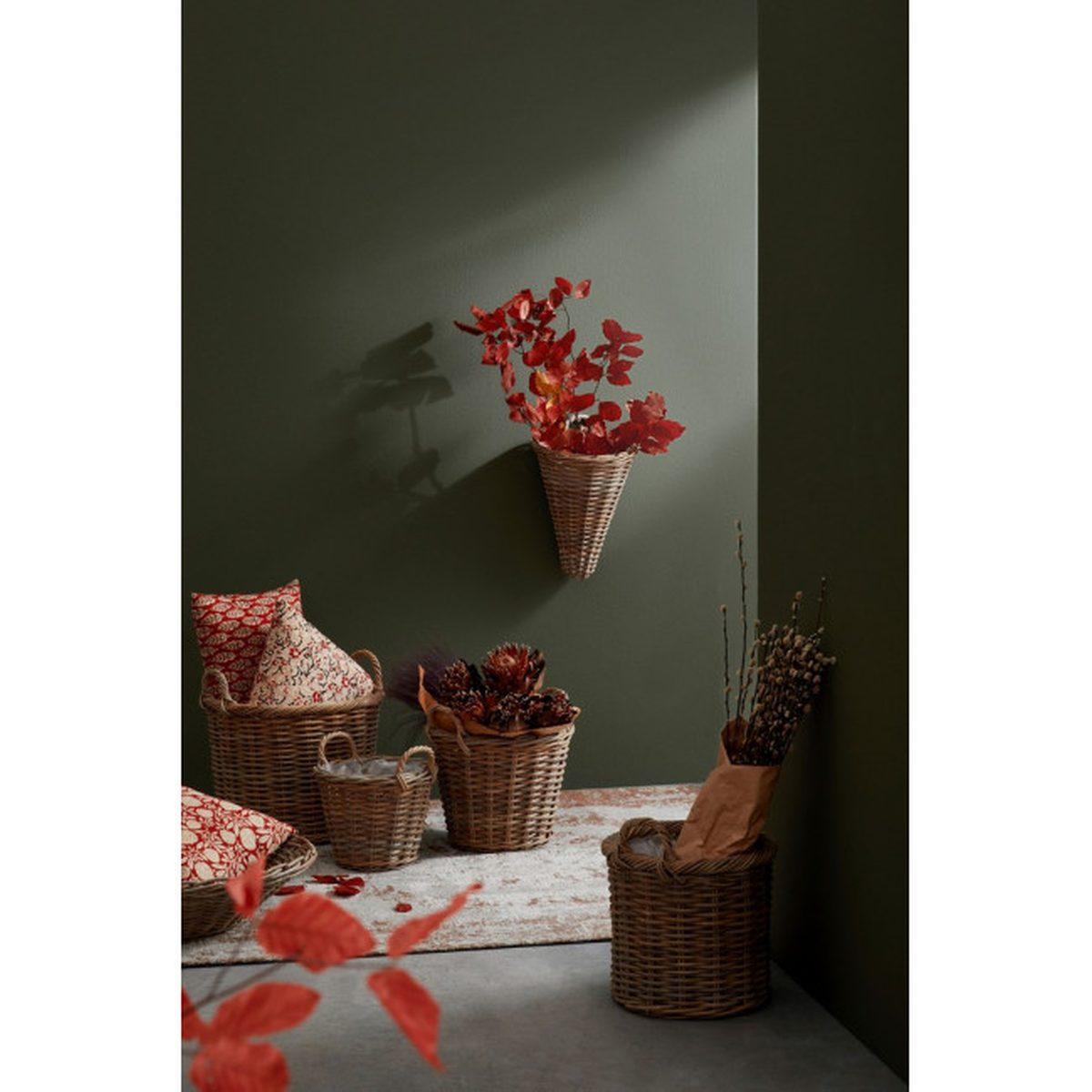 Cesto Set pz.3 -2 Manici Randy Svas Grigio  | Bizzotto