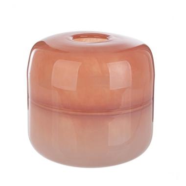 Vaso Sagitta Vetro Rosa cm.H19 | Bizzotto