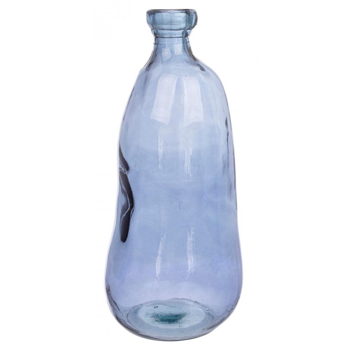Vaso Vetro Loopy Blu Cobalto cm.H52,5 | Bizzotto