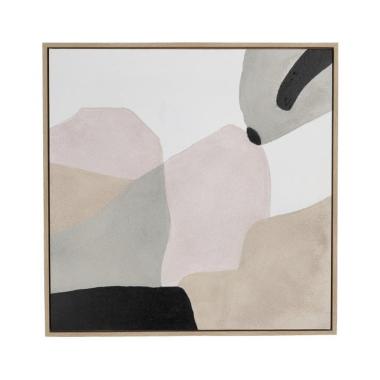 Quadro Dipinto con Cornice Ronnie 238383 cm.80x80 | Bizzotto