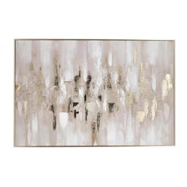 Quadro Dipinto con Cornice Hannes 238425 Oro cm.90x60 | Bizzotto