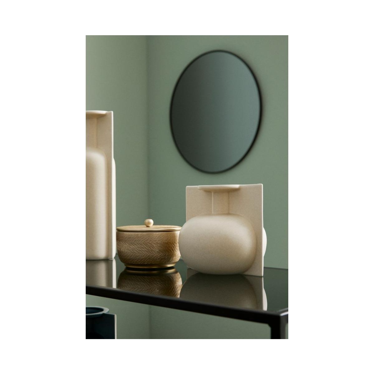 Vaso a Bottiglia Decorativa Izumo Beige cm.H18 | Bizzotto