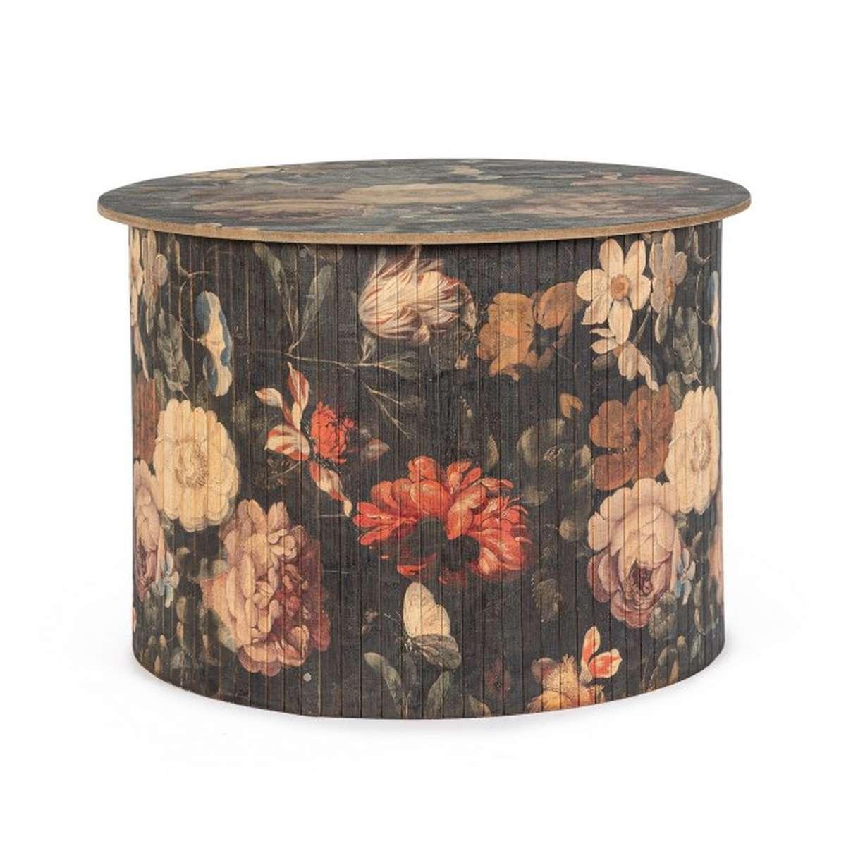 Tavolino Sayuri Bamboo Tondo cm.Ã?58x40H | Bizzotto