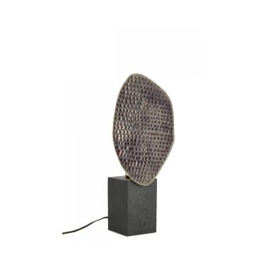 Lampada Tavolo Neev Nero cm.H46 | Bizzotto