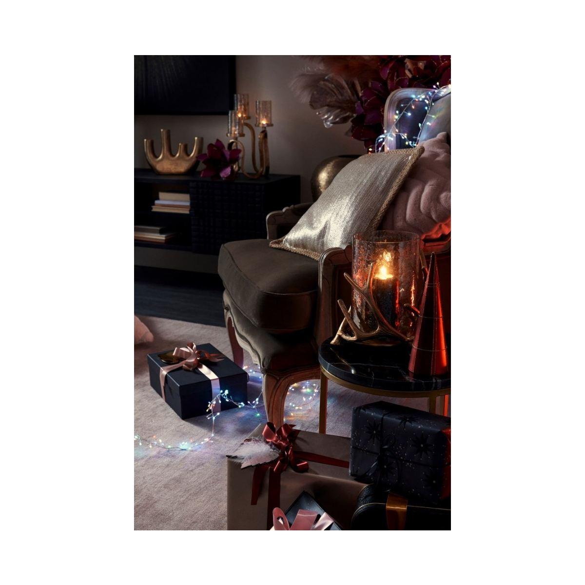 Portacandela Sagar Oro cm.H22 | Bizzotto