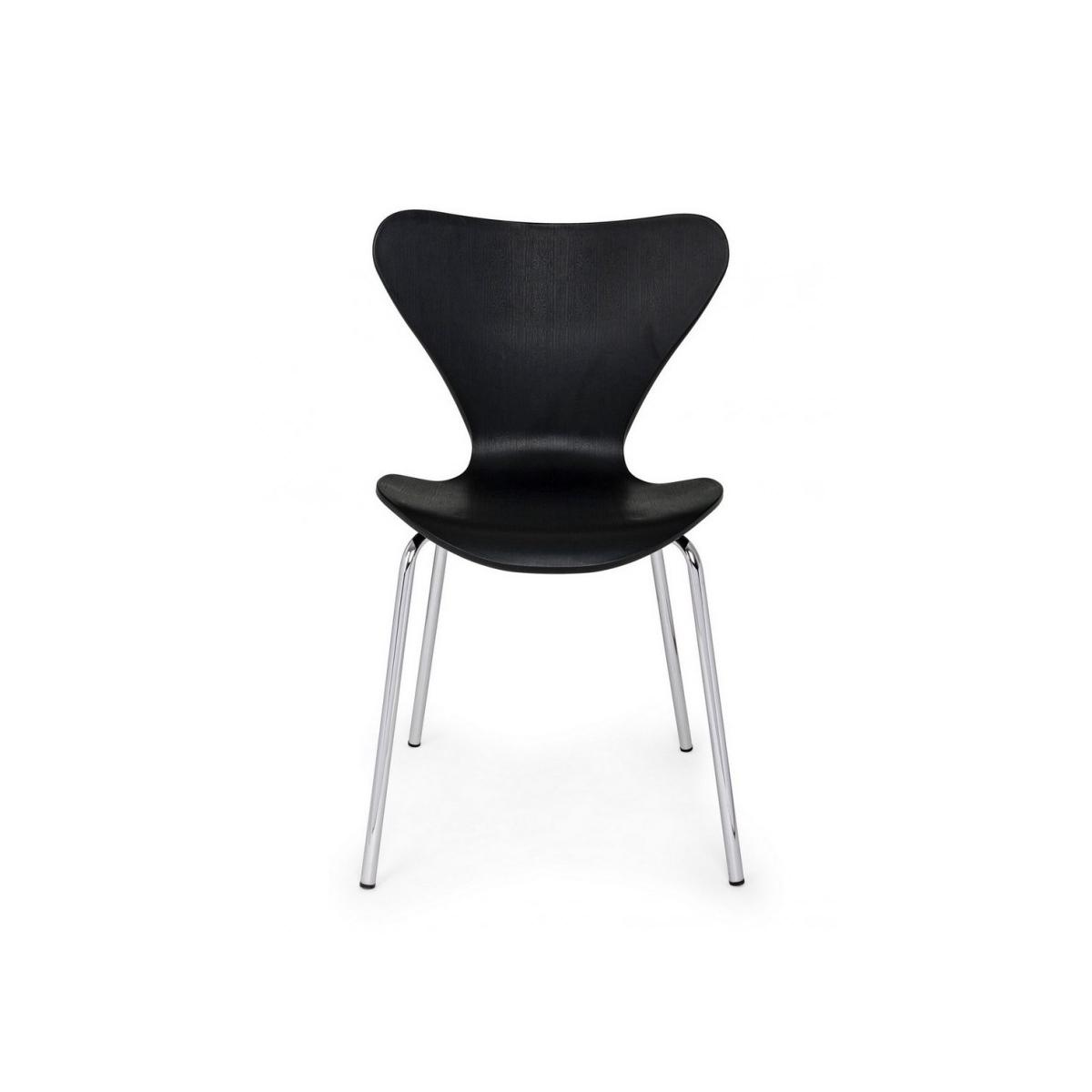 Sedia Tessa Nero | Bizzotto