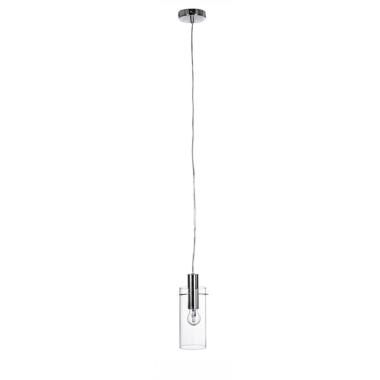 Lampadario 1 Luce Aglow Trasp-Argento | Bizzotto