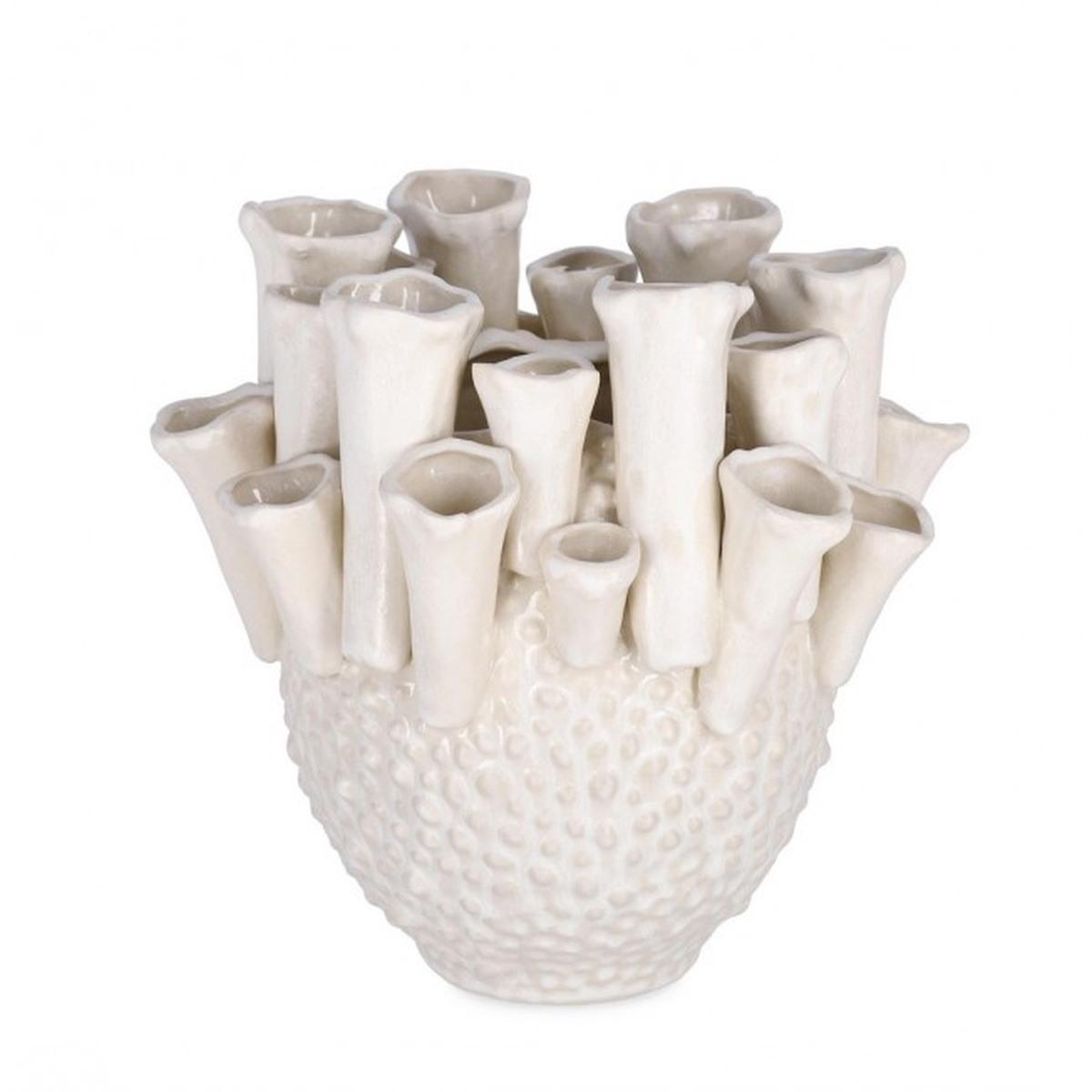 Vaso Iku Bianco cm.Ã?26 | Bizzotto