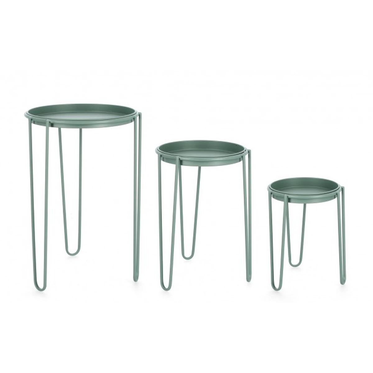 Colonnina Set pz.3 Madelyn To Salvia | Bizzotto