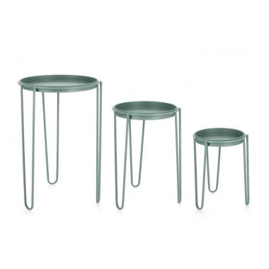 Colonnina Set pz.3 Madelyn To Salvia | Bizzotto