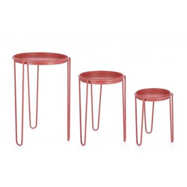 Colonnina Set pz.3 Madelyn To Salmone | Bizzotto