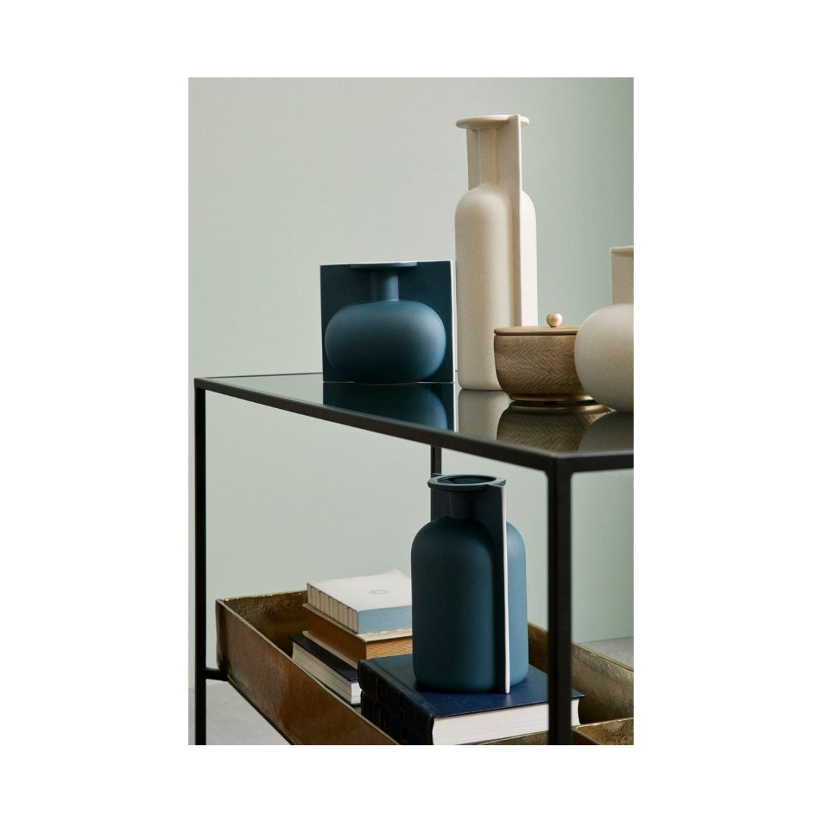 Vaso a Bottiglia Decorativa Izumo Blu cm.H25 | Bizzotto