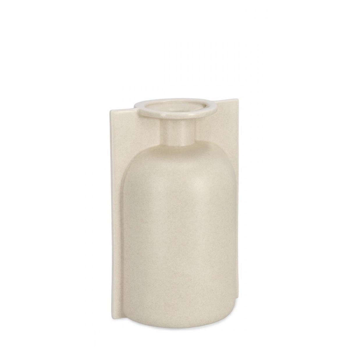 Vaso a Bottiglia Decorativa Izumo Beige cm.H25 | Bizzotto