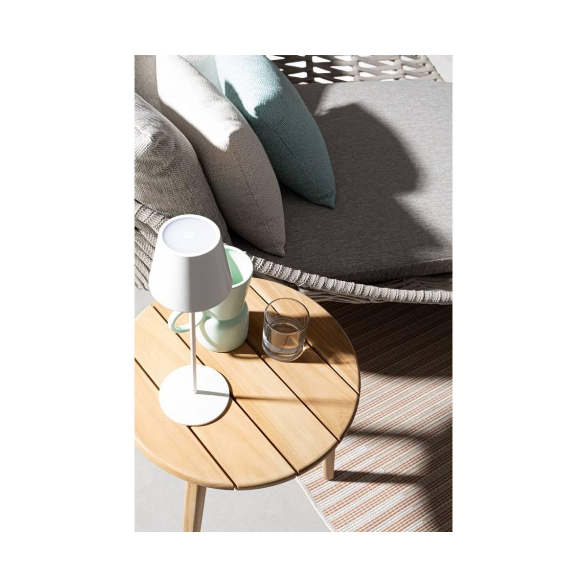 Lampada Tavolo LED Etna Bianco cm.H38 | Bizzotto